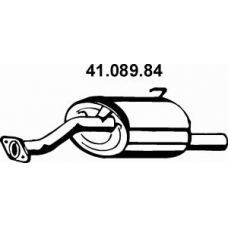 41.089.84 EBERSPACHER Глушитель выхлопных газов конечный
