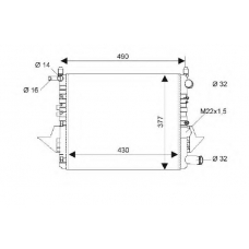 QER1970 QUINTON HAZELL Радиатор, охлаждение двигателя