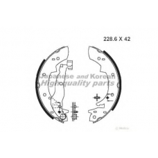1050-7108 ASHUKI Комплект тормозных колодок