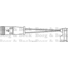 BWL3076 BORG & BECK Сигнализатор, износ тормозных колодок