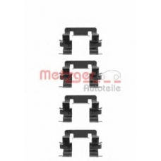 Z 1278 METZGER Комплектующие, колодки дискового тормоза