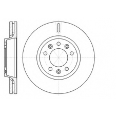 61052 10 KAWE Тормозной диск