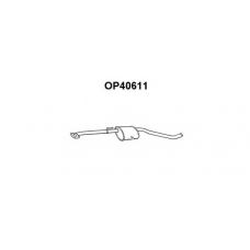 OP40611 VENEPORTE Предглушитель выхлопных газов
