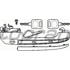 103 709 TOPRAN Ручка двери