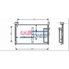 2220301 KUHLER SCHNEIDER Конденсатор, кондиционер