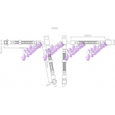 H5810 Brovex-Nelson Тормозной шланг