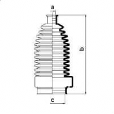 83920 SPIDAN Пыльник, рулевое управление