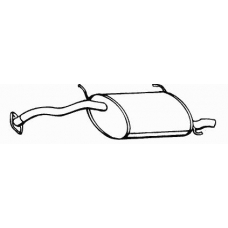 614116 FONOS Глушитель выхлопных газов конечный