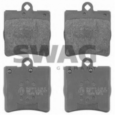 10 91 6474 SWAG Комплект тормозных колодок, дисковый тормоз