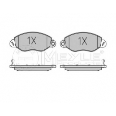 025 234 3418/PD MEYLE Комплект тормозных колодок, дисковый тормоз