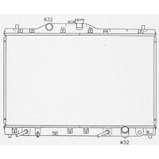 0100766 BEHR Radiator