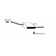 341103 ERNST Глушитель выхлопных газов конечный