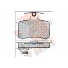 RB0337-700 R BRAKE Комплект тормозных колодок, дисковый тормоз