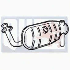 210188 KLARIUS Средний глушитель выхлопных газов