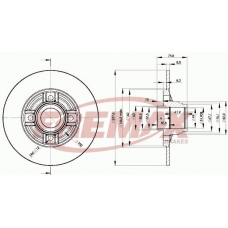 BD-8078 FREMAX Тормозной диск