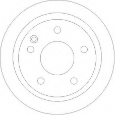 DF4224 TRW Тормозной диск