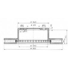 BSF4323 QUINTON HAZELL Тормозной диск