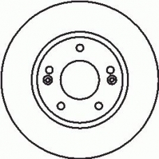 6663 10 KAWE Тормозной диск