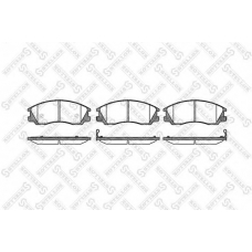 782 032-SX STELLOX Комплект тормозных колодок, дисковый тормоз