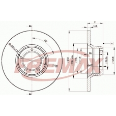 BD-6056 FREMAX Тормозной диск