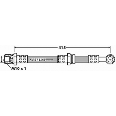 FBH7400 FIRST LINE Тормозной шланг