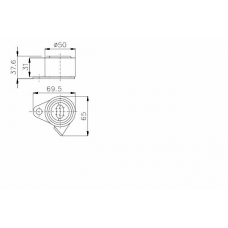 TKR 9880 TIMKEN Натяжной ролик, ремень грм