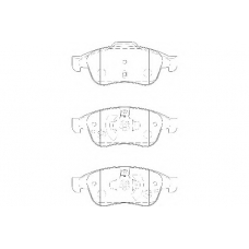 WBP24914A WAGNER LOCKHEED Комплект тормозных колодок, дисковый тормоз