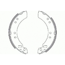 18492799280 S.b.s. Комплект тормозных колодок