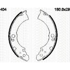 8100 14404 TRIDON Brake shoes