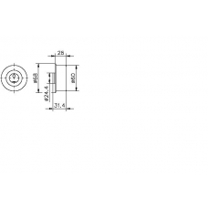TKR 9027 TIMKEN Натяжной ролик, ремень грм