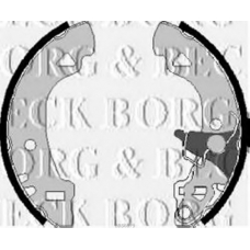 BBS6079 BORG & BECK Комплект тормозных колодок