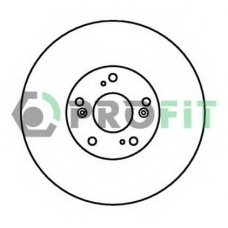 5010-1424 PROFIT Тормозной диск