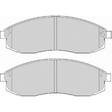 FD7107A NECTO Комплект тормозных колодок, дисковый тормоз
