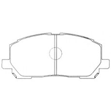 PN-1457 JNBK Колодки тормозные