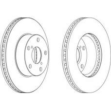 DDF1216C FERODO Тормозной диск