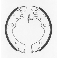 BS816 QUINTON HAZELL Комплект тормозных колодок