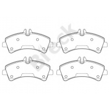 29217 00 703 00 BRECK Комплект тормозных колодок, дисковый тормоз