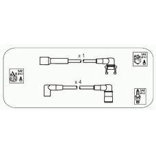 RB23 JANMOR Комплект проводов зажигания