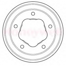 329187J JURID Тормозной барабан