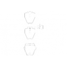 WBP23119A WAGNER LOCKHEED Комплект тормозных колодок, дисковый тормоз