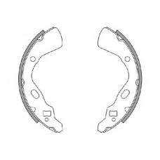 30496 SPIDAN Комплект тормозных колодок