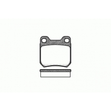 0239.60 REMSA Комплект тормозных колодок, дисковый тормоз