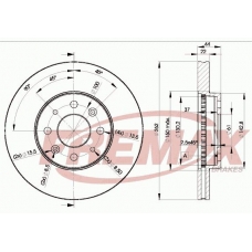 BD-2232 FREMAX Тормозной диск