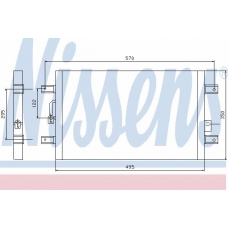 94561 NISSENS Конденсатор, кондиционер
