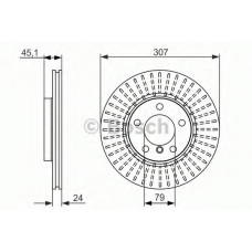 0 986 479 726 BOSCH Тормозной диск