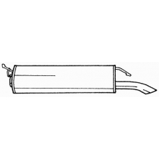 20625 SIGAM Глушитель выхлопных газов конечный