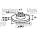 186579 VALEO Тормозной диск
