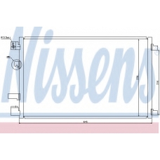 940040 NISSENS Конденсатор, кондиционер