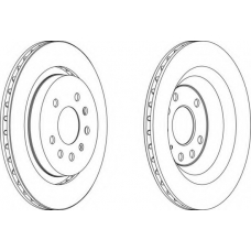DDF1289-1 FERODO Тормозной диск