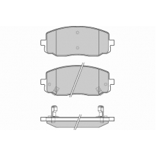 12-1204 E.T.F. Комплект тормозных колодок, дисковый тормоз